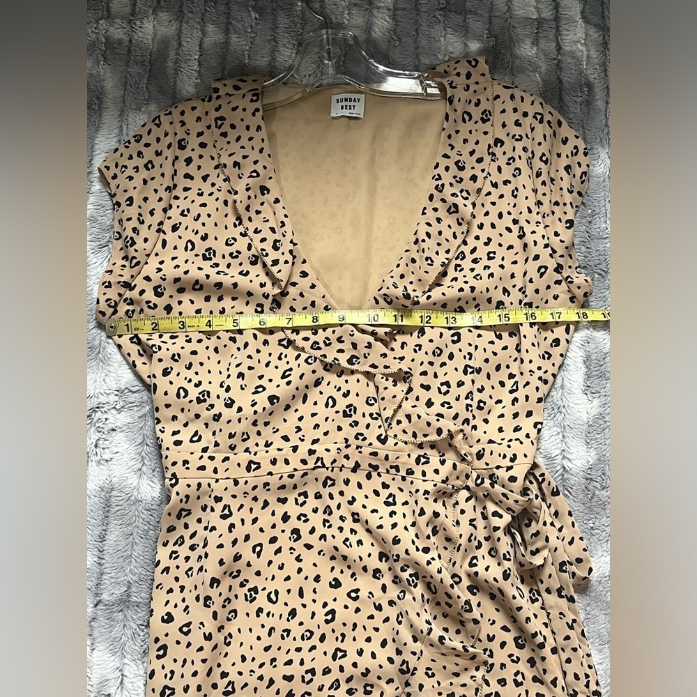 Aritzia Sunday Best Savoy Wrap Dress Size 4 - Picture 6 of 12